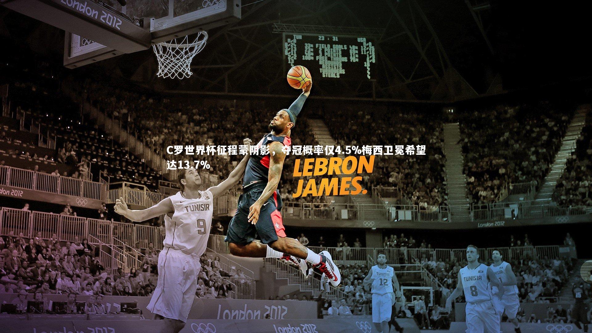 C罗世界杯征程蒙阴影，夺冠概率仅4.5%梅西卫冕希望达13.7%